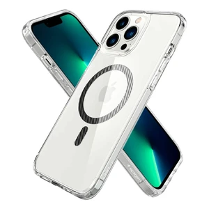 Прозорий чохол Spigen Ultra Hybrid MagSafe Carbon Fiber для iPhone 13 Pro Max - Фото 4