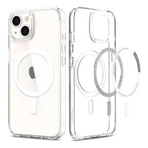 Прозрачный чехол Spigen Ultra Hybrid MagSafe White для iPhone 13 ACS03528 - Фото 1