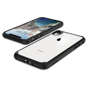 Чохол Spigen Ultra Hybrid Matte Black для iPhone XR - Фото 6