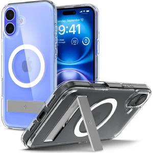 Прозорий білий чохол Spigen Ultra Hybrid S Mag для iPhone 16 8809971231077 - Фото 1