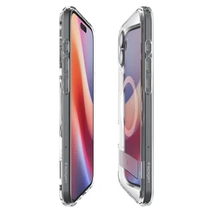 Прозорий білий чохол Spigen Ultra Hybrid S Mag для iPhone 16 - Фото 9