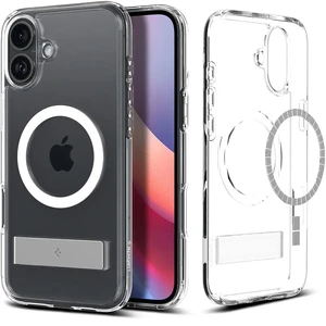 Прозорий білий чохол Spigen Ultra Hybrid S Mag для iPhone 16 - Фото 16