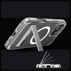 Прозорий білий чохол Spigen Ultra Hybrid S Mag для iPhone 16 Pro Max - Фото 4