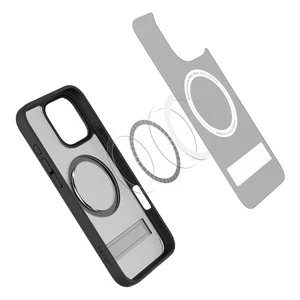Півпрозорий чорний чохол Spigen Ultra Hybrid S Mag для iPhone 16 Pro Max - Фото 10
