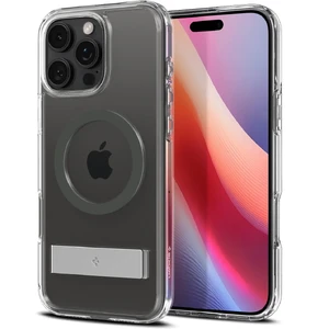 Прозорий сірий чохол Spigen Ultra Hybrid S Mag для iPhone 16 Pro Max - Фото 9