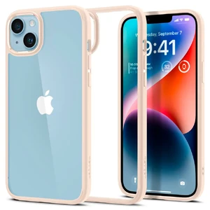 Прозрачный силиконовый чехол Spigen Ultra Hybrid Sand Beige для iPhone 14 | 13  - Фото 1