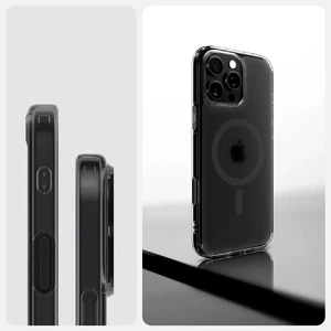 Півпрозорий чорний чохол Spigen Ultra Hybrid T Mag для iPhone 16 Pro - Фото 10
