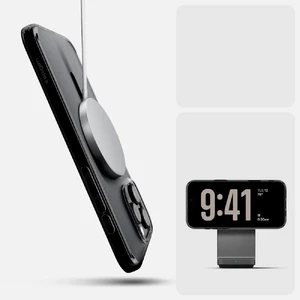 Півпрозорий чорний чохол Spigen Ultra Hybrid T Mag для iPhone 16 Pro - Фото 11