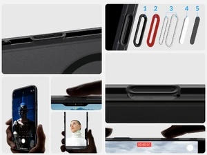 Півпрозорий чорний чохол Spigen Ultra Hybrid T Mag для iPhone 16 Pro - Фото 12