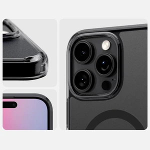 Півпрозорий чорний чохол Spigen Ultra Hybrid T Mag для iPhone 16 Pro - Фото 14