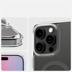 Прозорий сірий чохол Spigen Ultra Hybrid T Mag для iPhone 16 Pro - Фото 13