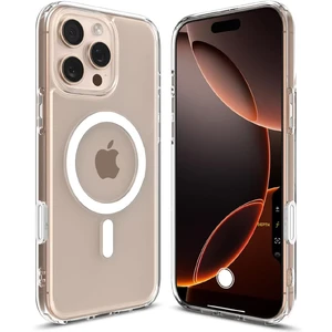 Прозорий білий чохол Spigen Ultra Hybrid T Mag MagSafe для iPhone 16 Pro 8809971233682 - Фото 1