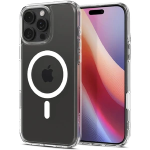 Прозорий білий чохол Spigen Ultra Hybrid T Mag MagSafe для iPhone 16 Pro - Фото 5