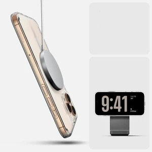 Прозорий білий чохол Spigen Ultra Hybrid T Mag MagSafe для iPhone 16 Pro - Фото 11