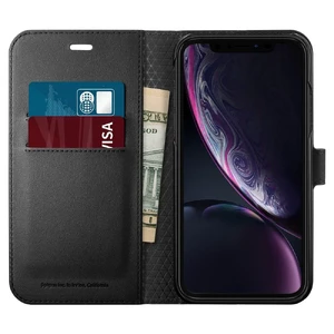 Чохол Spigen Wallet S Black для iPhone XR - Фото 3