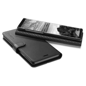 Кожаный чехол-книжка Spigen Wallet S Black для Samsung Galaxy Note 9 - Фото 12