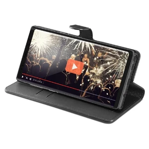 Кожаный чехол-книжка Spigen Wallet S Black для Samsung Galaxy Note 9 - Фото 10