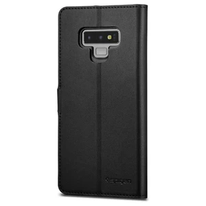 Кожаный чехол-книжка Spigen Wallet S Black для Samsung Galaxy Note 9 - Фото 4