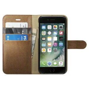 Чехол Spigen Wallet S Brown для iPhone SE 3 | SE 2 | 8 | 7 - Фото 2