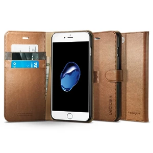 Чехол Spigen Wallet S Brown для iPhone 7 Plus | 8 Plus 043CS20544 - Фото 1