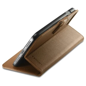 Чехол Spigen Wallet S Brown для iPhone 7 Plus | 8 Plus - Фото 5