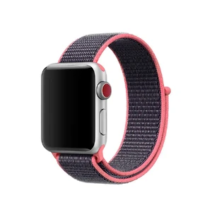 Ремінець iLoungeMax Sport Loop Spicy Pink для Apple Watch 41mm | 40mm | 38mm  OEM  - Фото 1