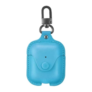 Шкіряний чохол з карабіном ESR Oxford Leather Blue для Apple AirPods