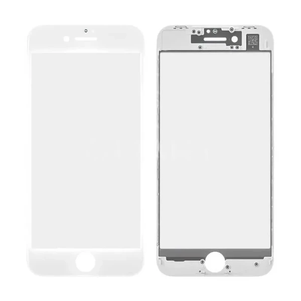 Скло дисплея з рамкою (White) для iPhone 8 у Вінниці
