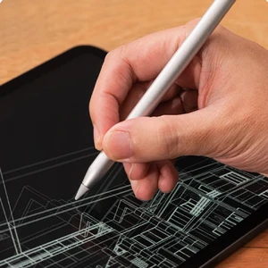 Магнитный стилус Adonit Neo Pro Space Gray для iPad Pro | iPad Mini 6 | iPad Air 4/5 с беспроводной зарядкой - Фото 6