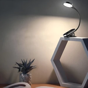 Светодиодная лампа USB для чтения, на прищепке, с аккумулятором, до 5 часов работы | Baseus Reading Lamp - Фото 6