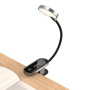Светодиодная лампа USB для чтения, на прищепке, с аккумулятором, до 5 часов работы | Baseus Reading Lamp - Фото 3