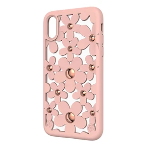 3D чохол SwitchEasy Fleur Rose Pink для iPhone X | XS - Фото 2