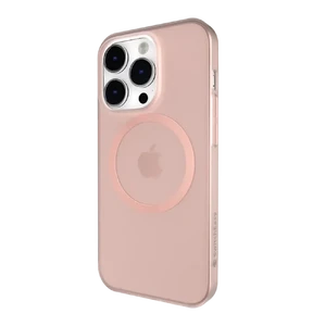 Тонкий чехол SwitchEasy Gravity M Ultra Slim Magnetic Case | MagSafe Transparent Pink для iPhone 14 Pro - Фото 2