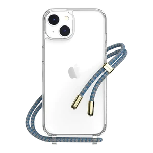 Противоударный чехол SwitchEasy Play Lanyard Shockproof Clear Case Ocean для iPhone 14 | 13
