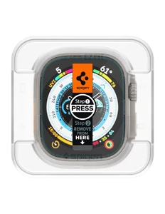 Захисна плівка Spigen EZ FIT Glas.tR Screen Protector 2-pack для Apple Watch Ultra 49mm - Фото 4