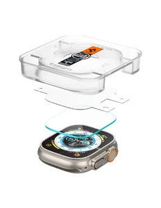 Захисна плівка Spigen EZ FIT Glas.tR Screen Protector 2-pack для Apple Watch Ultra 49mm - Фото 3