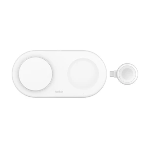 Док-станция MagSafe Belkin 3-в-1 BoostCharge Pro Charging Pad White 15W с Qi2 для iPhone | Apple Watch | AirPods - Фото 4