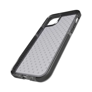 Черный силиконовый чехол Tech21 Evo Check Smokey Black для iPhone 12 | 12 Pro - Фото 2