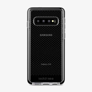 Противоударный чехол Tech21 Evo Check Smokey Black для Samsung Galaxy S10 - Фото 4