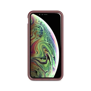 Захисний чохол Tech21 Evo Luxe Faux Leather Chestnut для iPhone XS Max - Фото 3