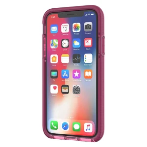 Противоударный чехол Tech21 Evo Wave Burgundy для iPhone X | XS - Фото 3