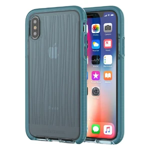 Противоударный чехол Tech21 Evo Wave Teal для iPhone X | XS T21-5865 - Фото 1