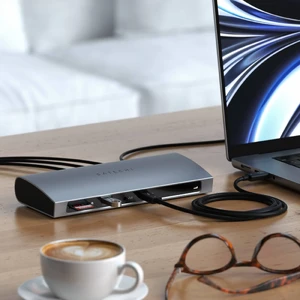 Хаб (адаптер) 16-в-1 USB-C Satechi Thunderbolt 4 Multimedia Pro Dock для MacBook | iMac | iPad | Windows - Фото 7