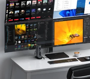 Хаб (адаптер) 16-в-1 USB-C Satechi Thunderbolt 4 Multimedia Pro Dock для MacBook | iMac | iPad | Windows - Фото 9