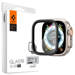 Захисне скло Spigen Screen Protector Glas.tR Slim Pro Black для Apple Watch Ultra 49mm - Фото 9