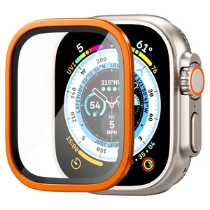 Захисне скло Spigen Screen Protector Glas.tR Slim Pro Orange для Apple Watch Ultra 49mm AGL06162 - Фото 1