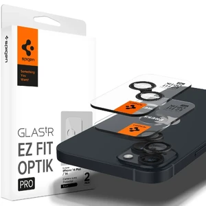 Захисне скло на камеру Spigen Optik Pro Black для iPhone 15 | 15 Plus | 14 | 14 Plus (2 шт.)