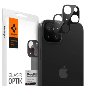 Захисне скло на камеру Spigen Optik Lens Protector Black для iPhone 15 | 15 Plus (2 шт.) AGL06917 - Фото 1