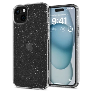 Прозорий чохол Spigen Liquid Crystal Glitter Quartz для iPhone 15 ACS06788 - Фото 1