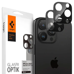 Захисне скло на камеру Spigen Optik Lens Protector Black для iPhone 15 Pro | 15 Pro Max (2 шт.)